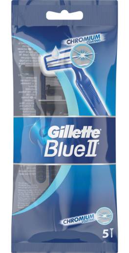 Gillette Blue II Disposable Razors 5 Pack